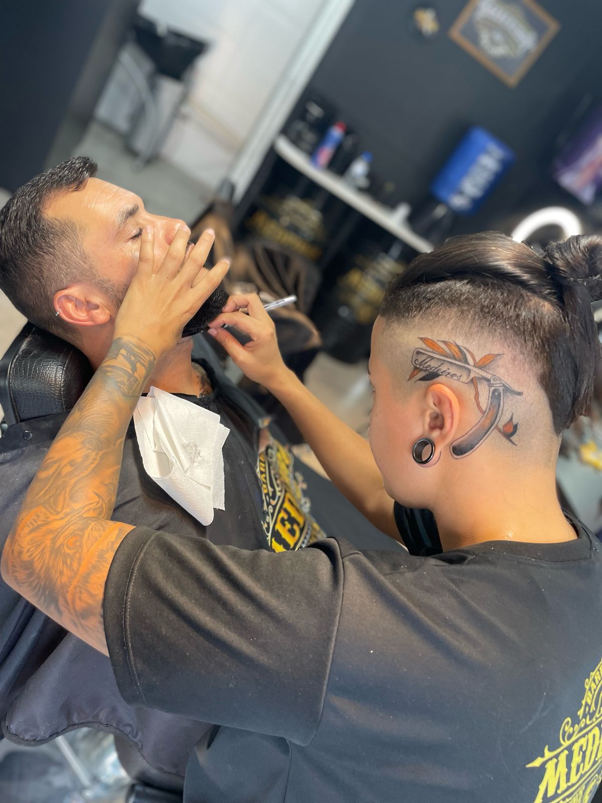 Ambiente da Barbearia Medeiros Pagani